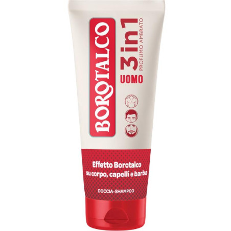 BOROTALCO MAN AMBER 3IN1 SHOWER GEL 200 ML