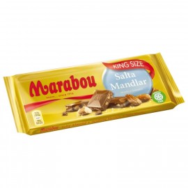 Marabou milk chocolate with salted almonds 220g