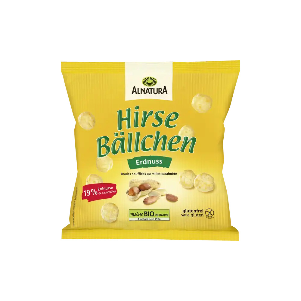 Alnatura Organic millet balls peanut 75 g / 2.65 oz