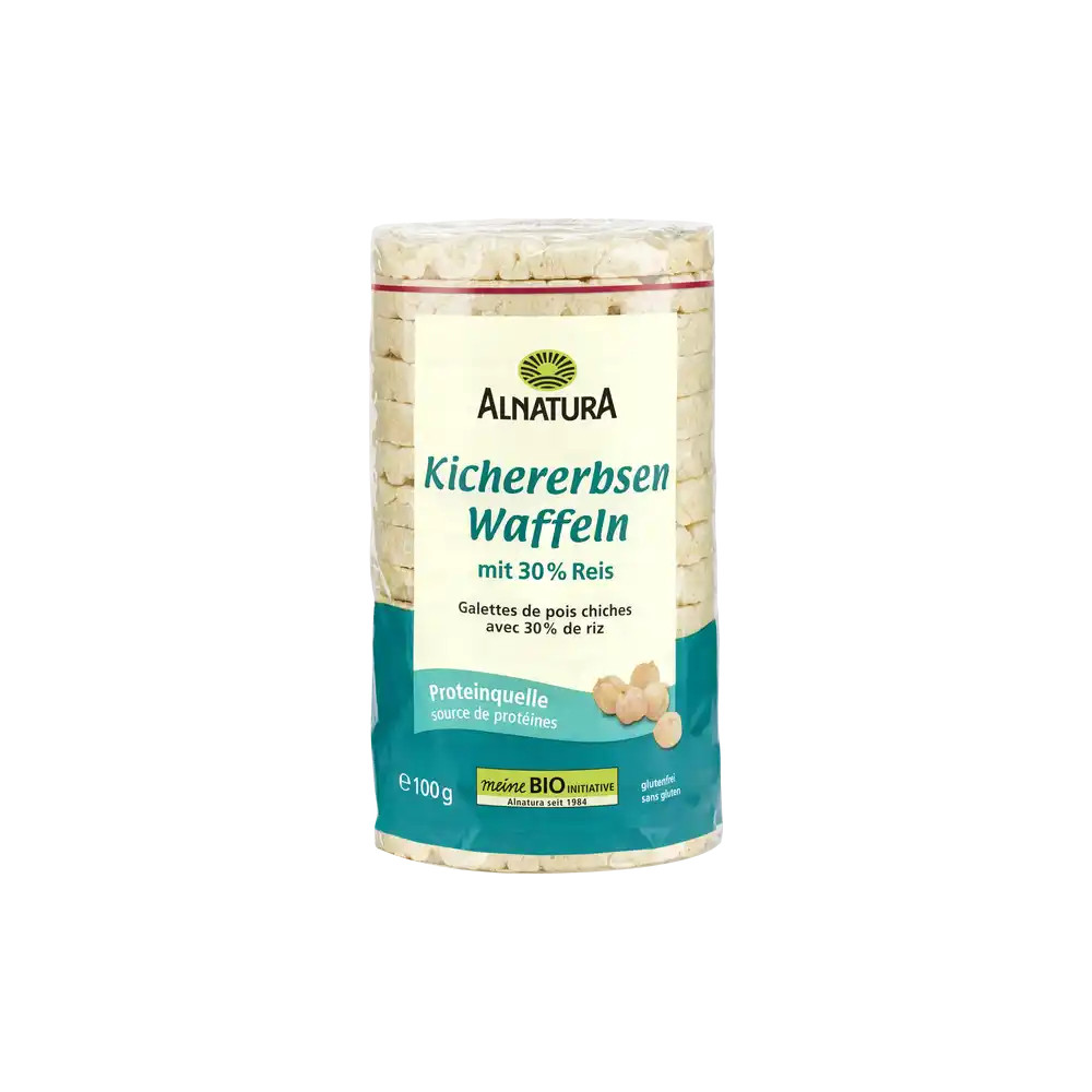 Alnatura Organic chickpea waffles 100 g / 3.53 oz