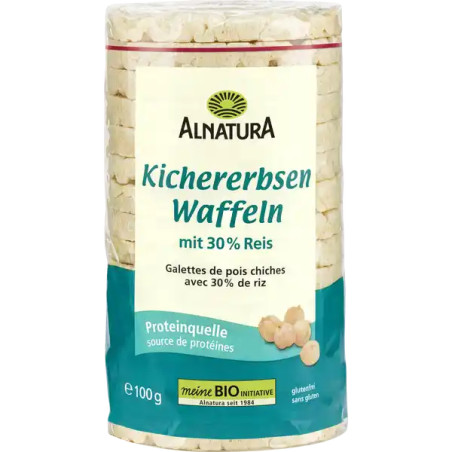 Alnatura Organic chickpea waffles 100 g / 3.53 oz
