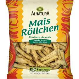 Alnatura Organic Corn Rolls Mild Salsa 125 g / 4.41 oz