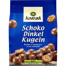 Alnatura Organic chocolate spelt balls whole milk 125 g / 4.41 oz