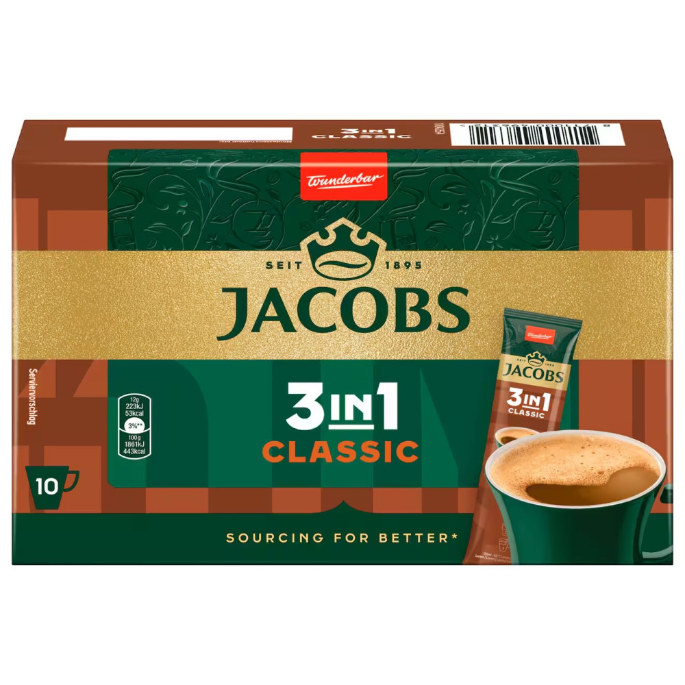 Jacobs 3in1 Classic 10 sticks