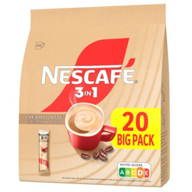 NESCAFÉ 3in1 Creamy Latte instant coffee 20 x 15 g / 0.53 oz
