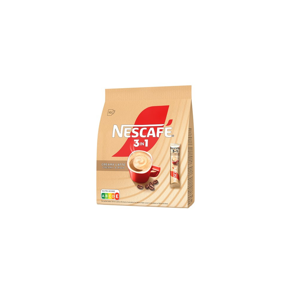 NESCAFÉ 3in1 Creamy Latte 10 x 15 g / 0.53 oz