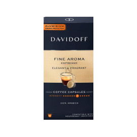 Davidoff Fine Aroma aluminum capsules for Nespresso 10 pcs