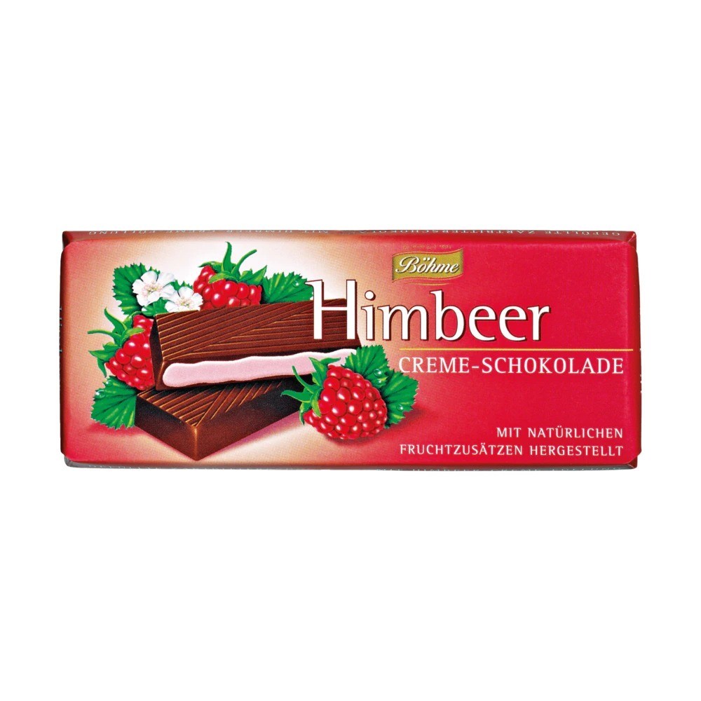 Böhme cream chocolate raspberry 100g