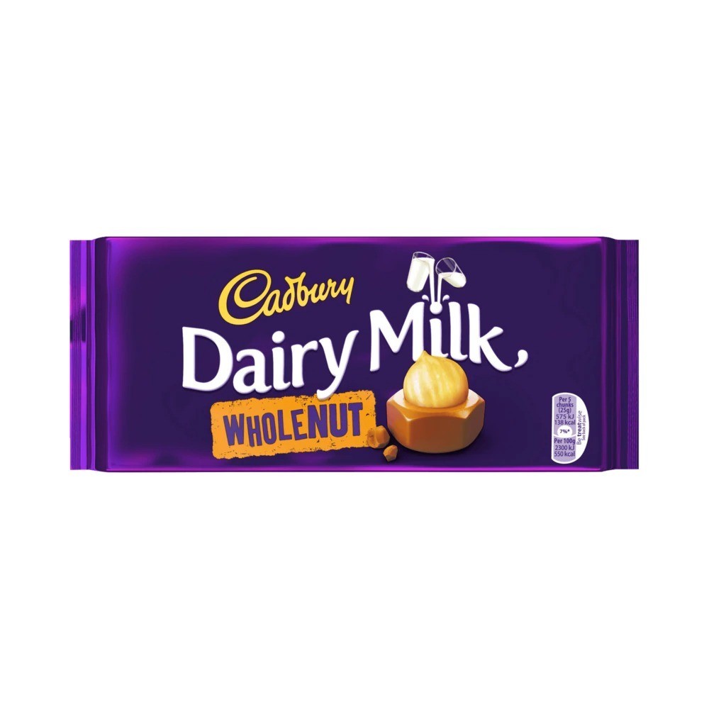 Cadbury Dairy Milk Wholenut Chocolate 200g