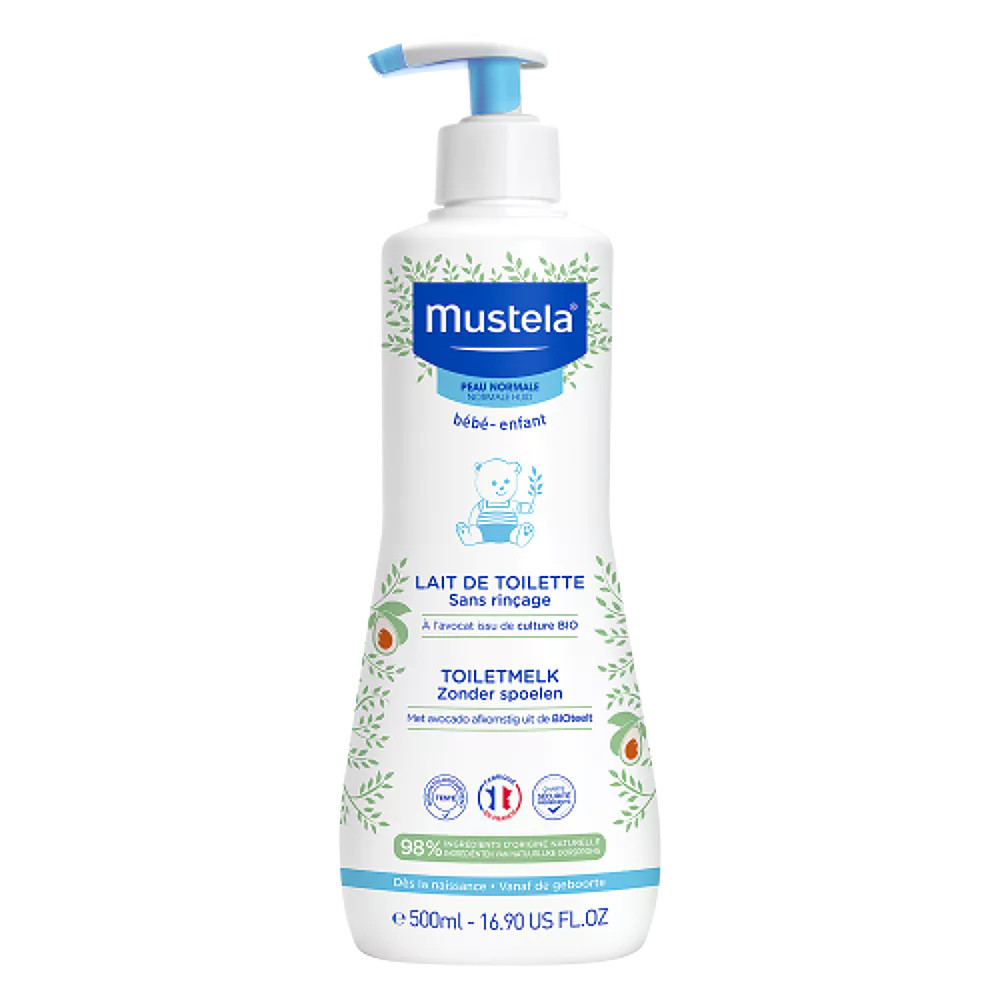Mustela Leave-in Cleansing Milk Normal Skin 500 ml / 16.9 fl oz