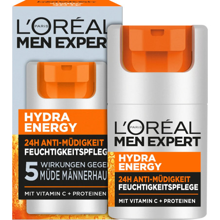 L'Oreal Men Expert Hydra Energetic Anti-Müdigkeits-Feuchtigkeitscreme 50 ml / 1,7 fl oz