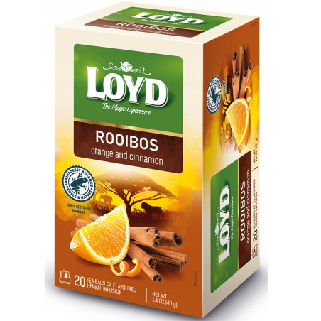 Loyd Rooibos Orange and Cinnamon 20 tea bags