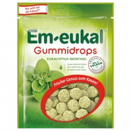 Em-eukal gum drops eucalyptus menthol 90g