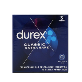 Durex Classic Extra Safe Condoms 3pcs