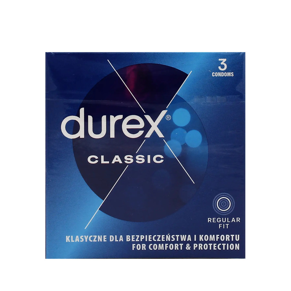 Durex Classic Condoms 3pcs