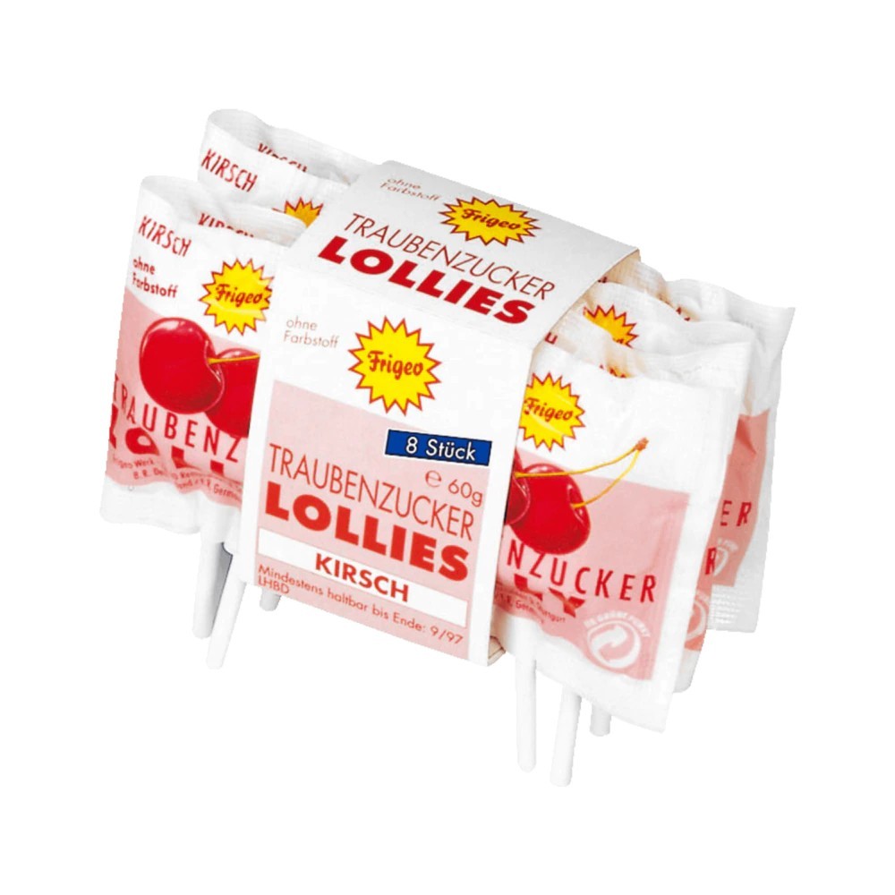 Frigeo Dextrose Lolly Cherry 8x7.5g