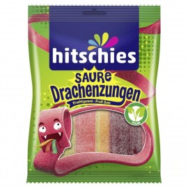 Hitschler fruit gum colorful dragon tongues sour vegan 125g
