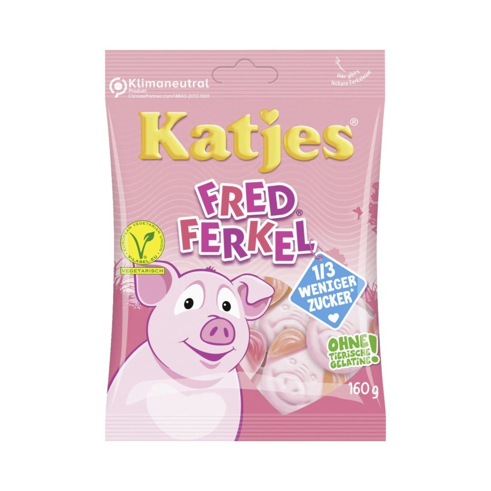 Katjes Fruit Gum Fred Piglet 160g