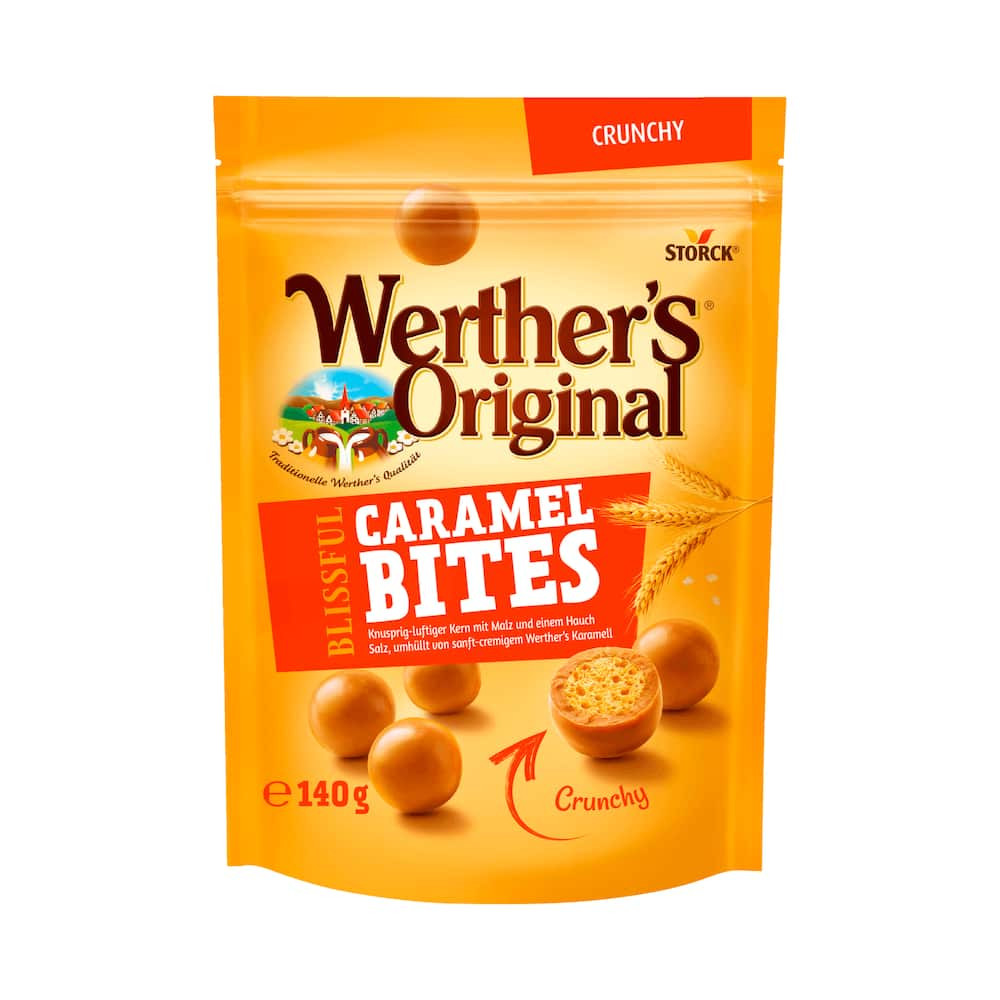 Werther's Original Caramel Bites Crunchy 140 g / 4.94 oz