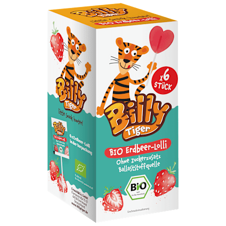 Billy Tiger Lolli strawberry 6x 6 g / 0.21 oz