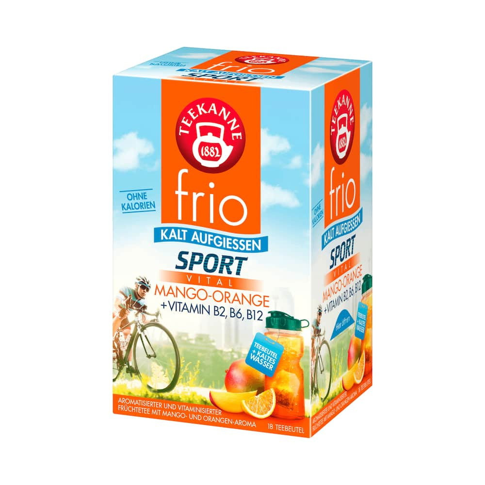 Teekanne frio Sport Vital Mango-Orange 45 g / 1.59 oz