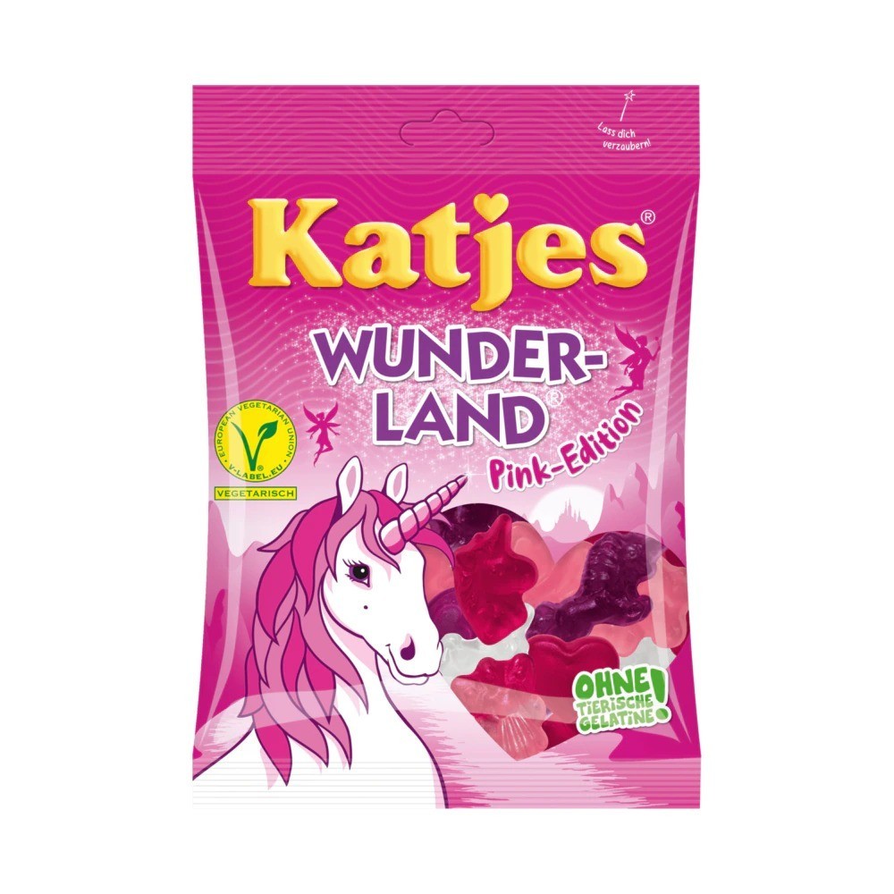 Katjes fruit gum wonderland pink 200g