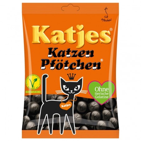 Katjes liquorice cat paws 200g
