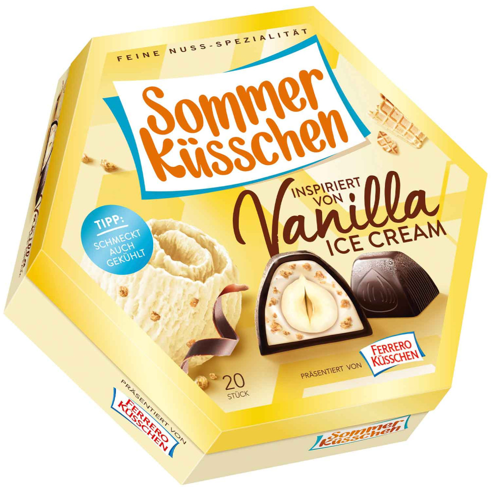 Ferrero Sommer Kusschen / Summer Kisses Vanilla Ice Cream 184 g / 20 pcs