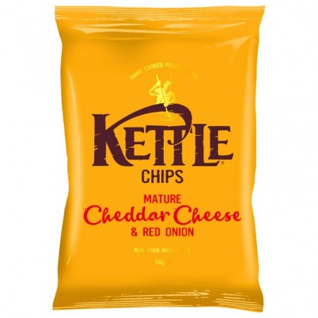 Kettle Chips Mature Cheddar & Red Onion 150g