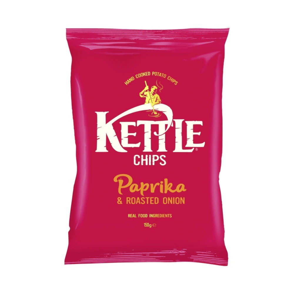 Kettle Chips Paprika & roasted Onion 150 g