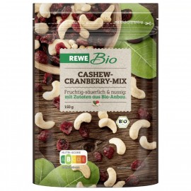 REWE Bio Cashew-Cranberry-Mix 150g