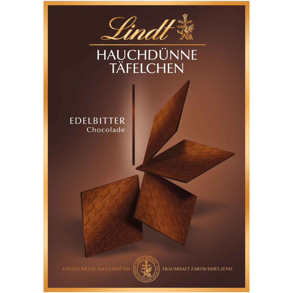 Lindt Wafer-Thin Dark Chocolate 125 g