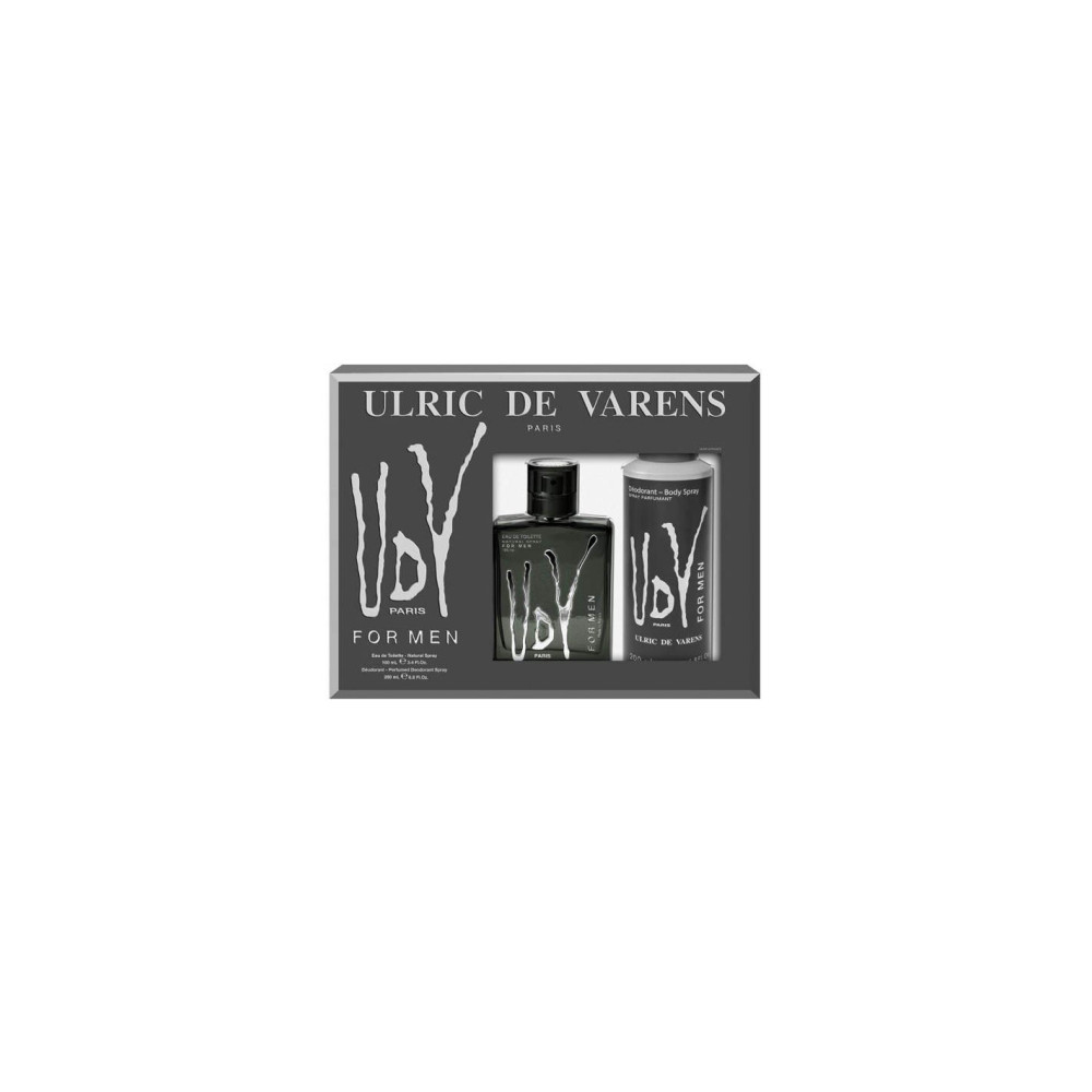 VARENS U.D.V. FOR MEN EDT SPRAY 100 ML SETS