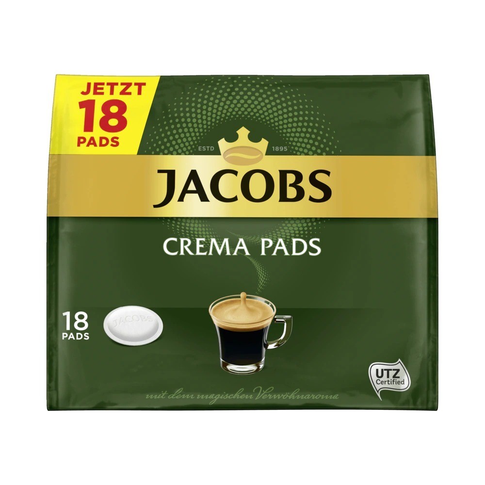 Jacobs Crema Pads 118g, 18 Pads