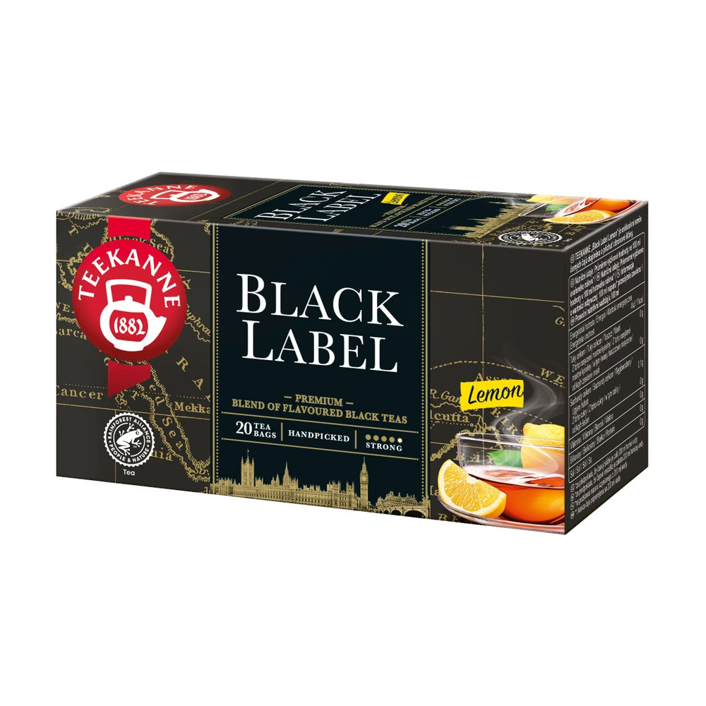 Teekanne Black Label Lemon 20 tea bags