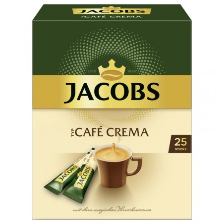 Jacobs instant coffee café crema, 25 instant coffee sticks