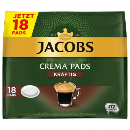 Jacobs Crema Pads Heavy 118g, 18 pads