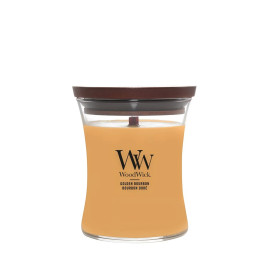 WoodWick Golden Bourbon Candle With Wooden Wick 275g