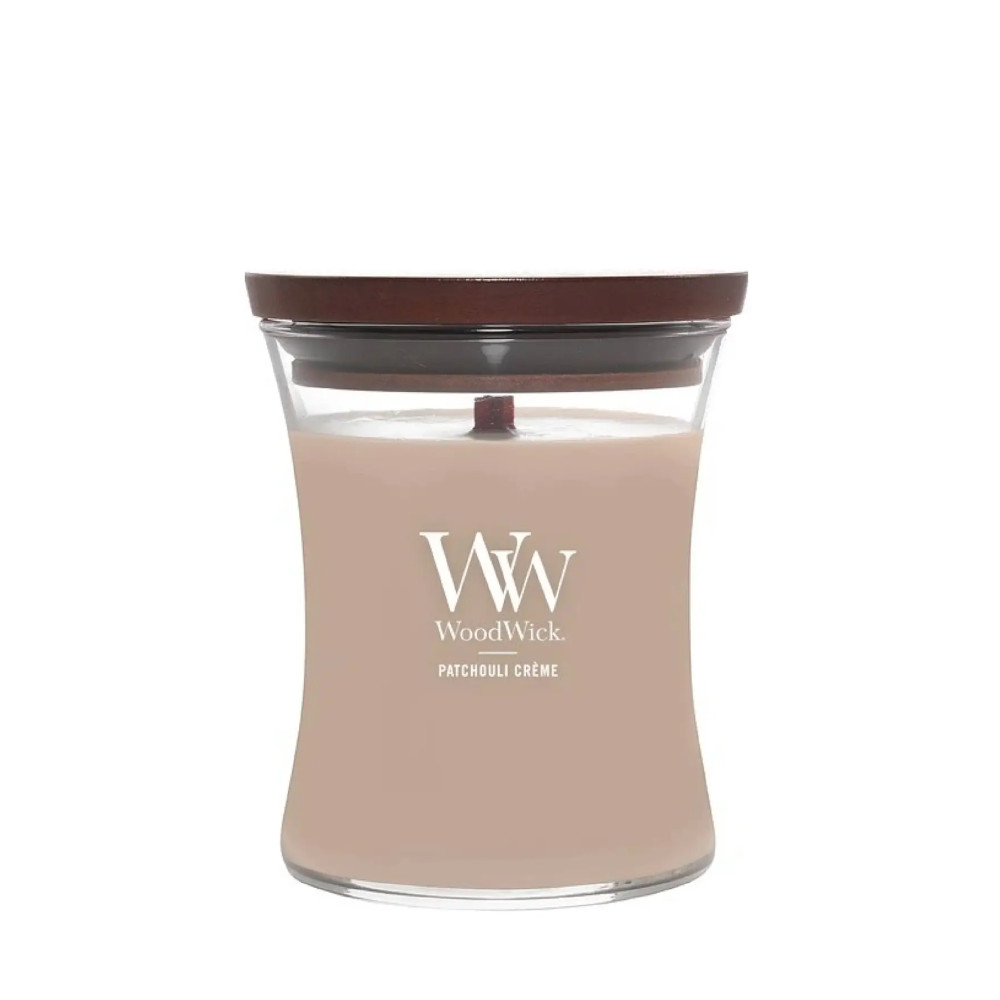 WoodWick Patchouli Créme Candle With Wooden Wick 275g