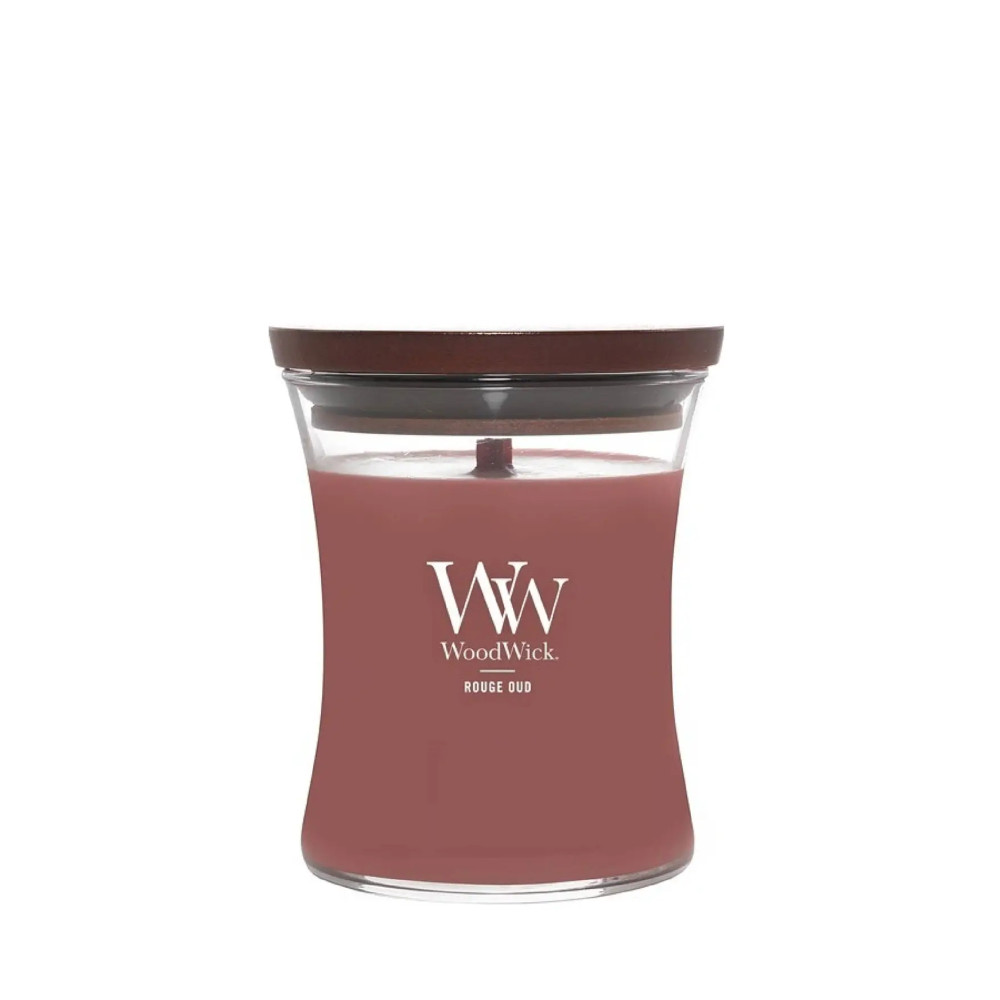 WoodWick Rouge Oud Candle With Wooden Wick 275g