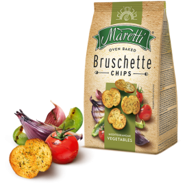 Maretti Bruschette Chips Mediterranean Vegetables 140 g
