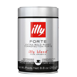 Illy Espresso Forte ground, extra strong roast 250 g / 8.82 oz