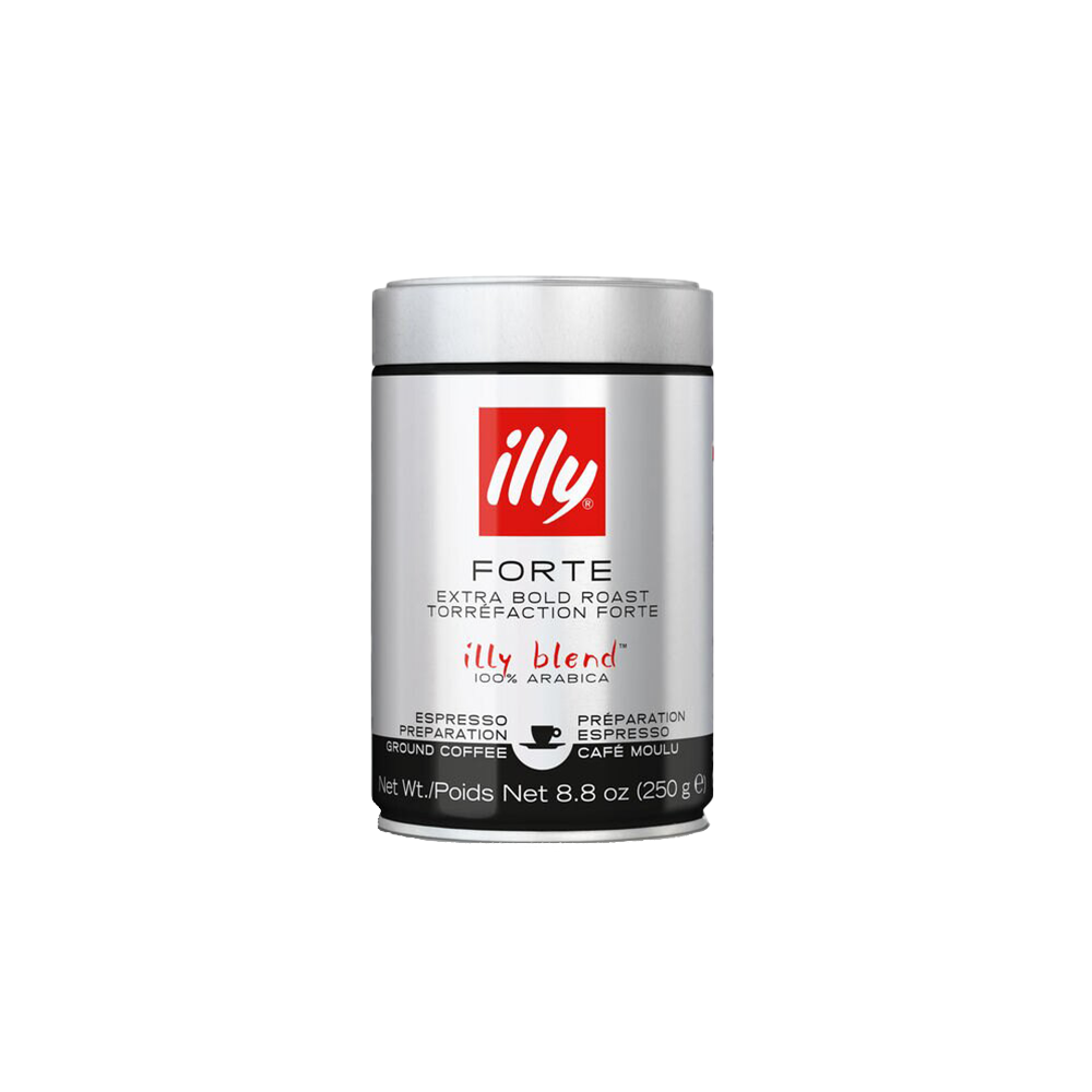 Illy Espresso Forte ground, extra strong roast 250 g / 8.82 oz
