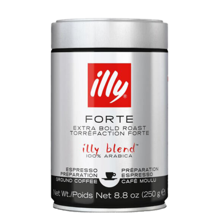Illy Espresso Forte ground, extra strong roast 250 g / 8.82 oz
