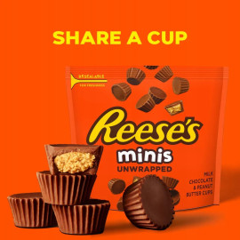 Reese's Minis ungewickelte Erdnussbutter-Cups 90 g / 3,15 oz