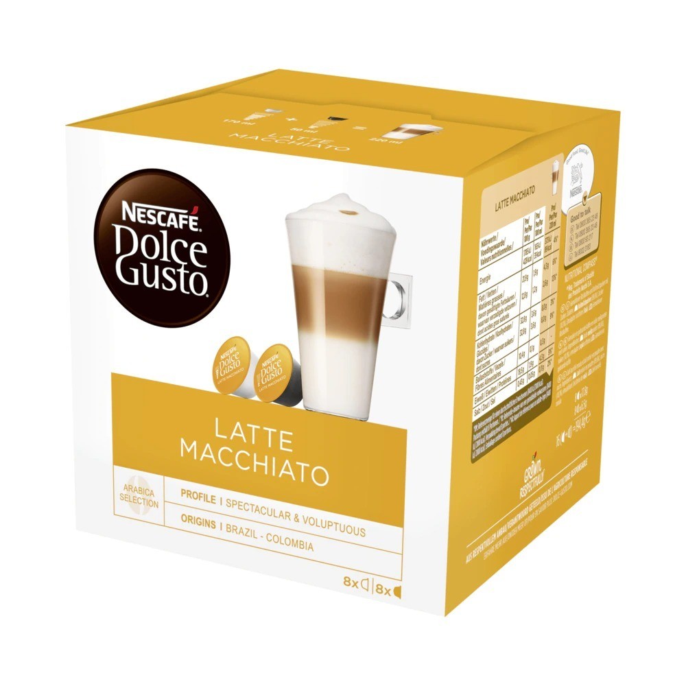 Nescafé Dolce Gusto Latte Macchiato 183.2g, 16 capsules