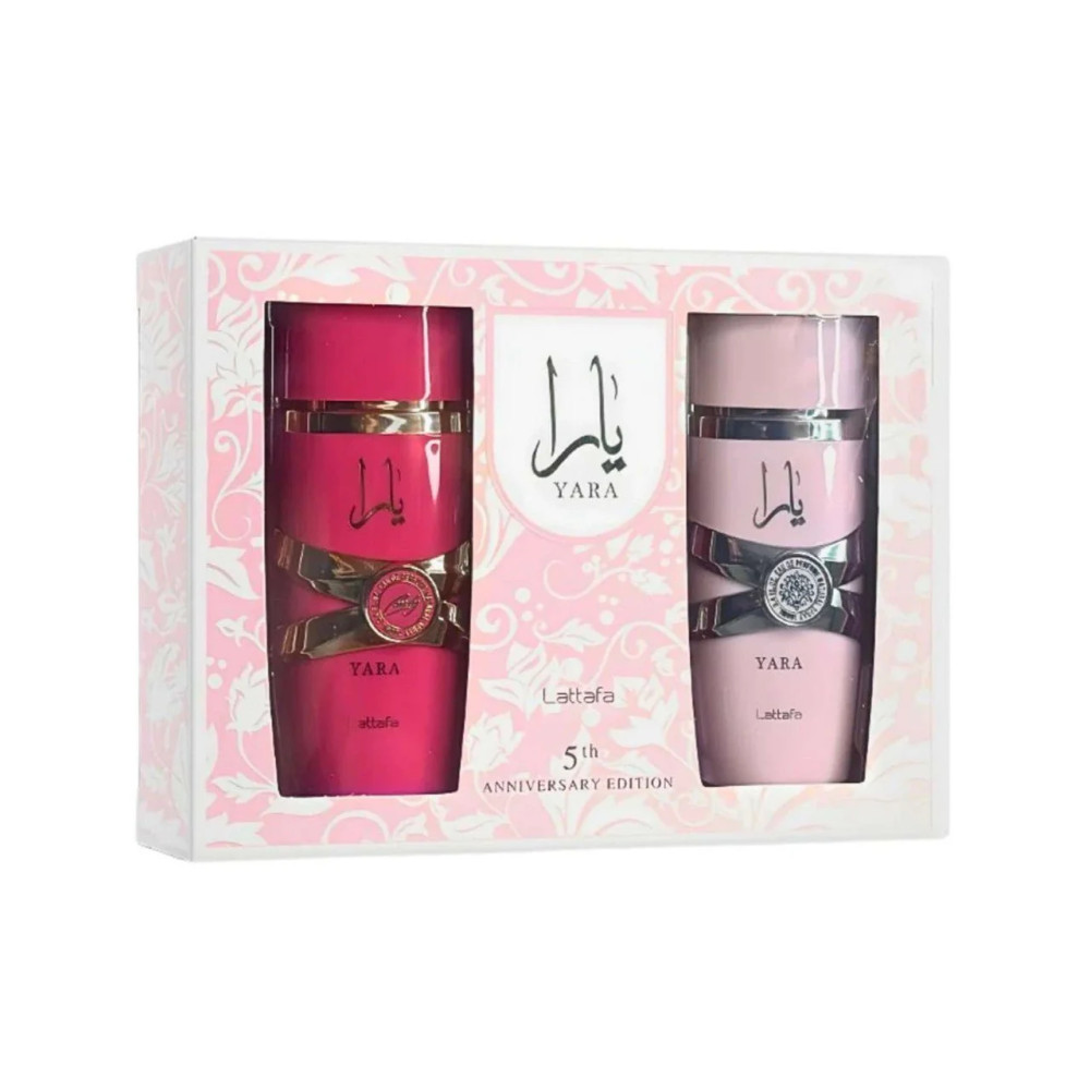 Lattafa Yara Edp Spray 100 Ml + Yara Cady Edp 100 Ml Set