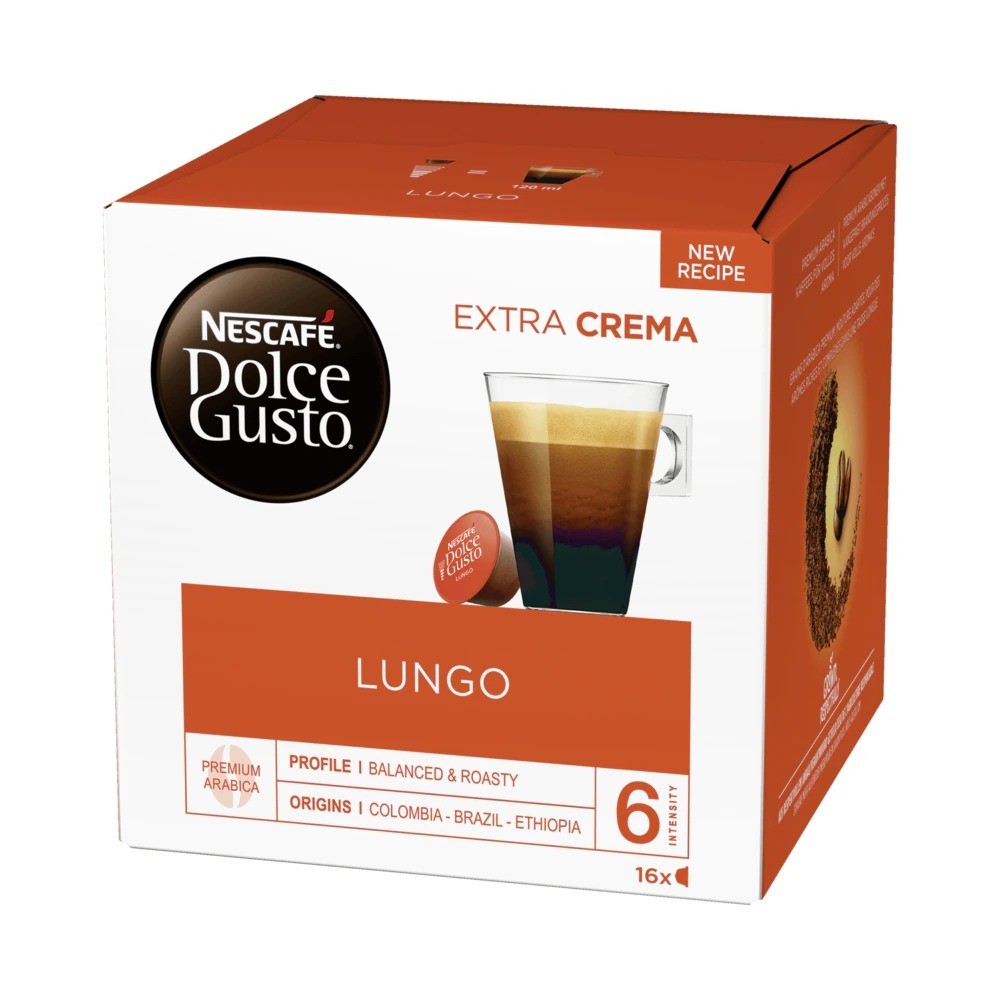 Nescafé Dolce Gusto Lungo 104g, 16 capsules