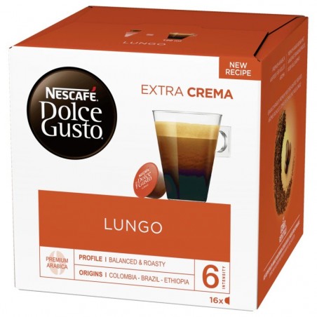 Nescafé Dolce Gusto Lungo 104g, 16 capsules