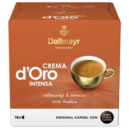 Nescafé Dolce Gusto Dallmayr Crema d'Oro intensa coffee capsules 112g